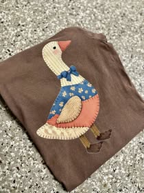Goose patchwork Printed Tee