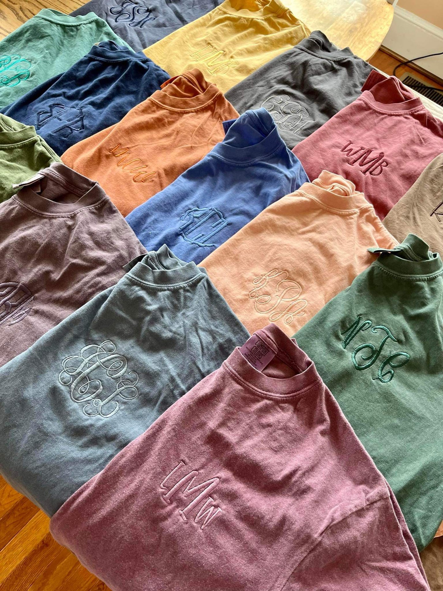 Monochromatic Embroidered Pocket Tee