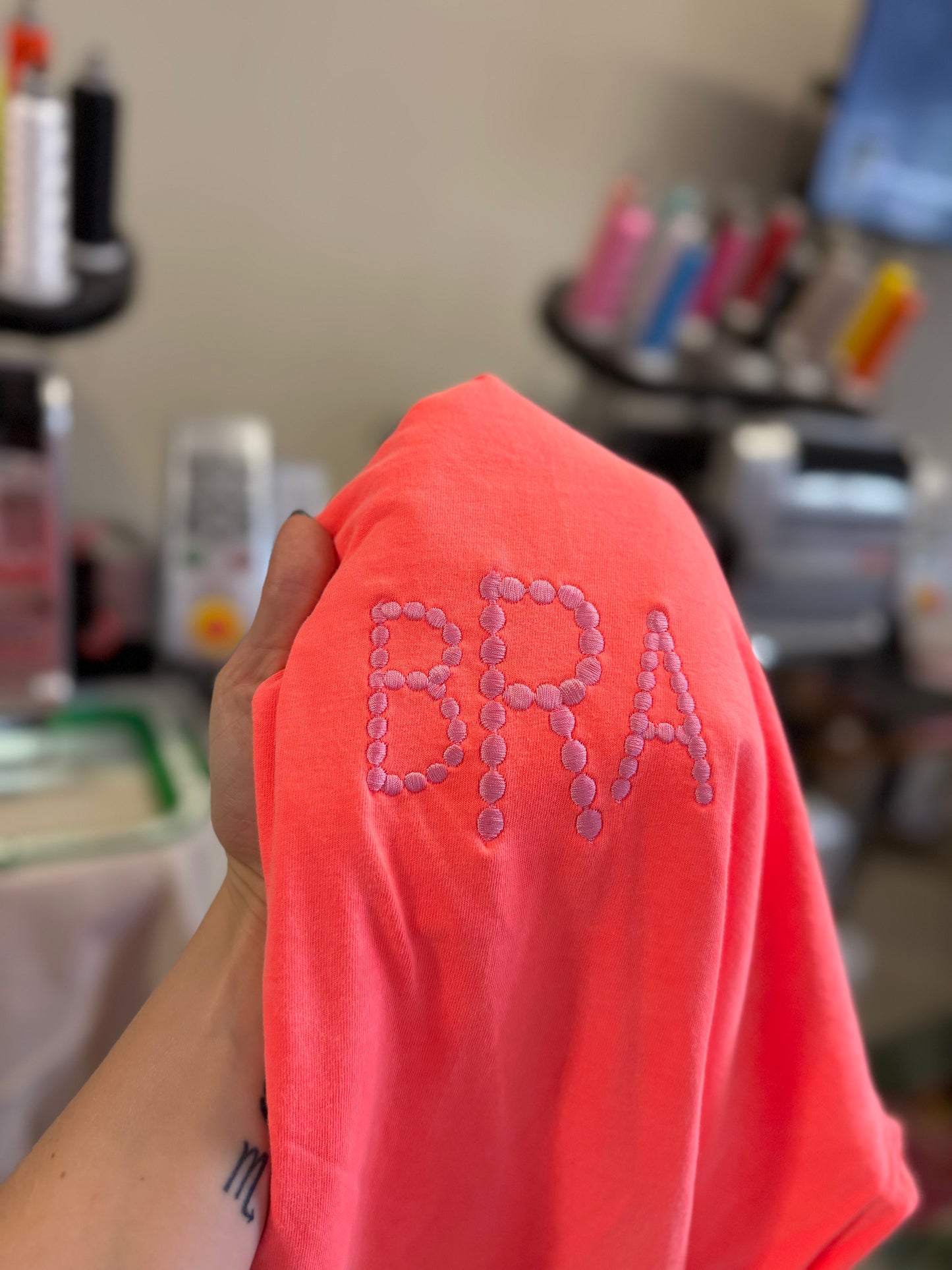 NEON ORANGE LONG SLEEVE 2X COMFORT COLORS