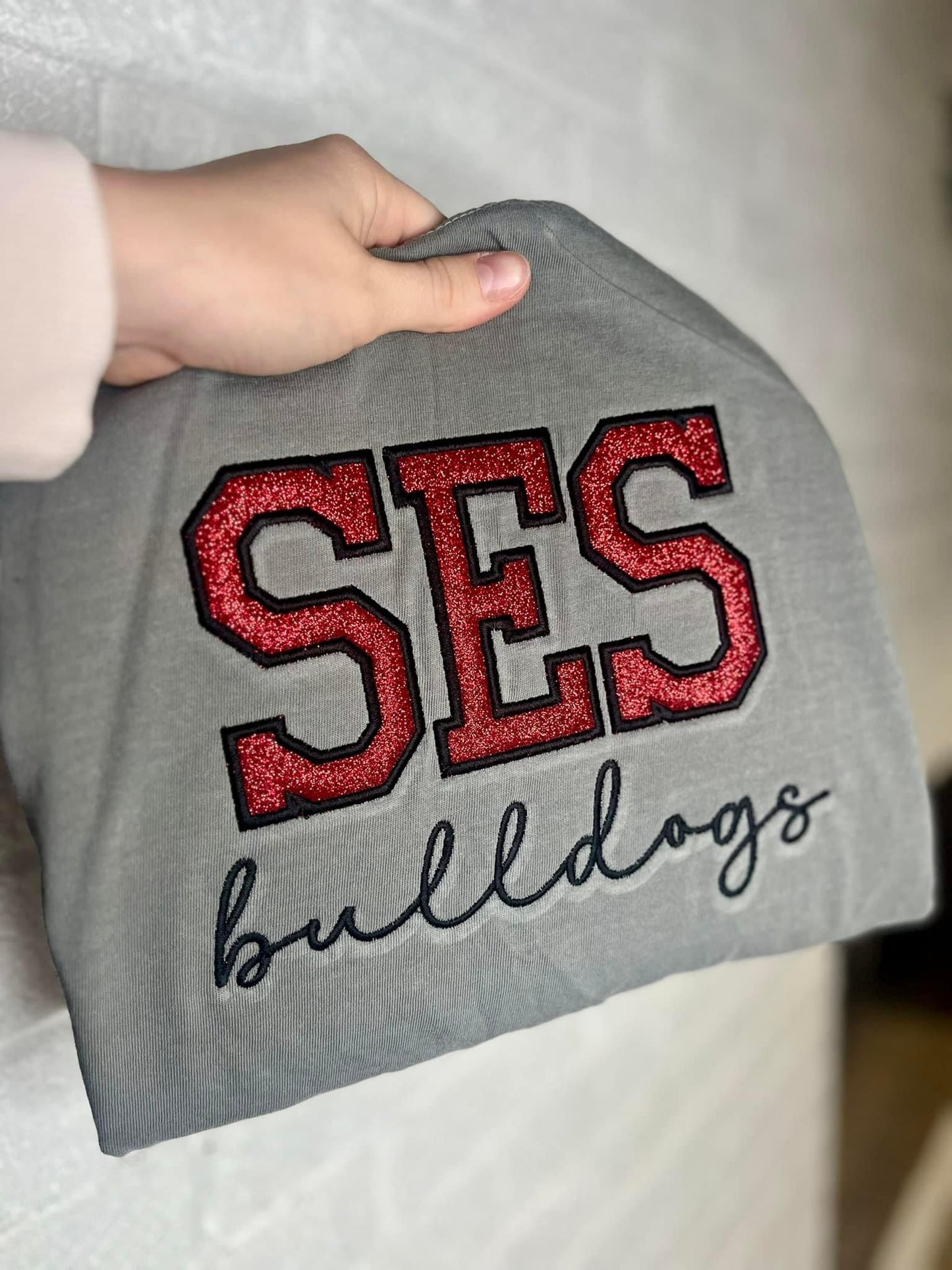 SES BULLDOGS | Glitter Embroidery