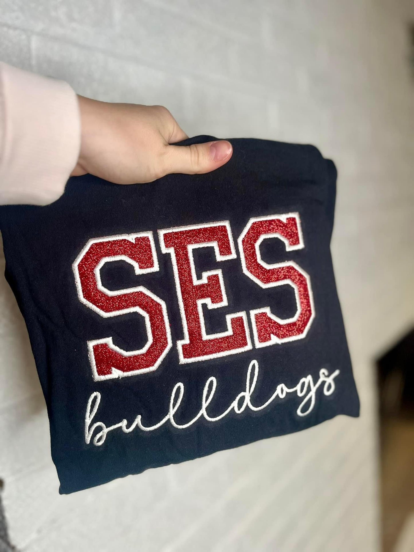 SES BULLDOGS | Glitter Embroidery