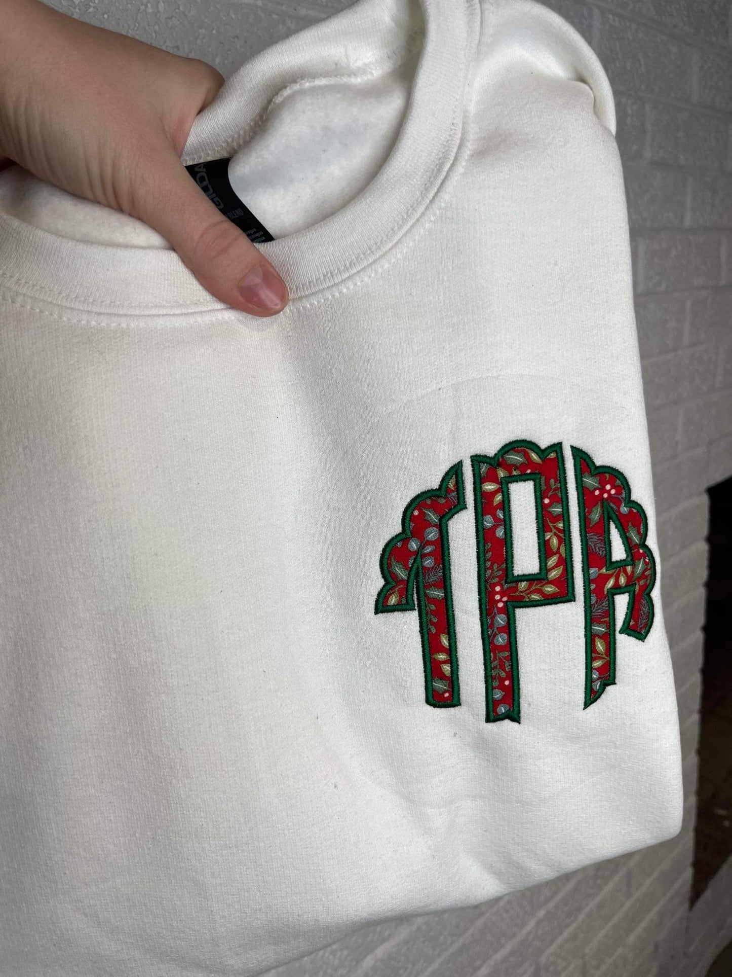 FLORAL BERRY | POCKET MONOGRAM | EMBROIDERY