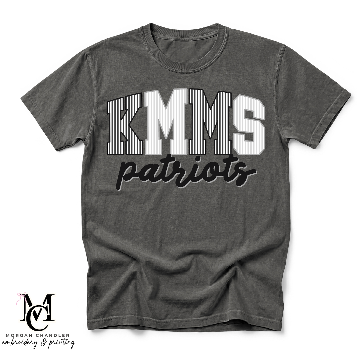 KMMS STRIPED MASCOT TEE