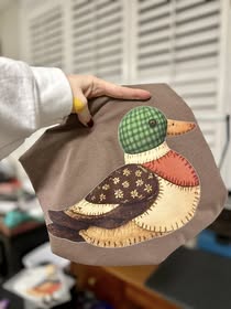 Duck patchwork Printed Tee