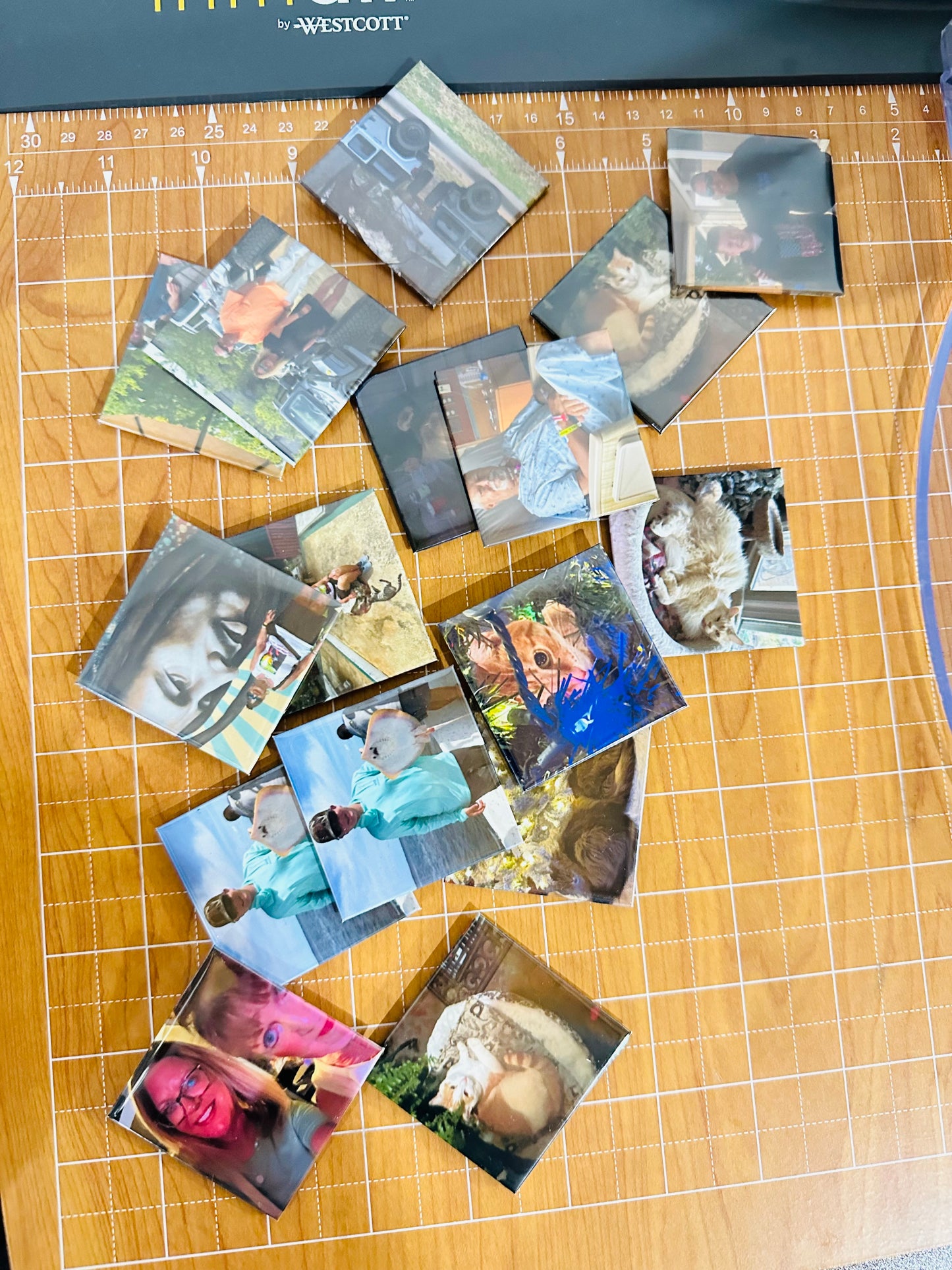 2x2 Photo Magnets- One Set of 6
