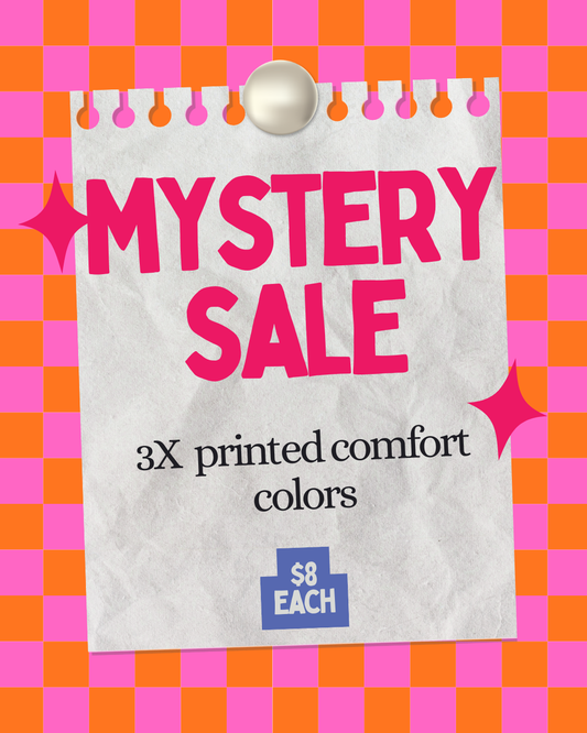 MYSTERY PRINTED COMFORT COLORS-3X
