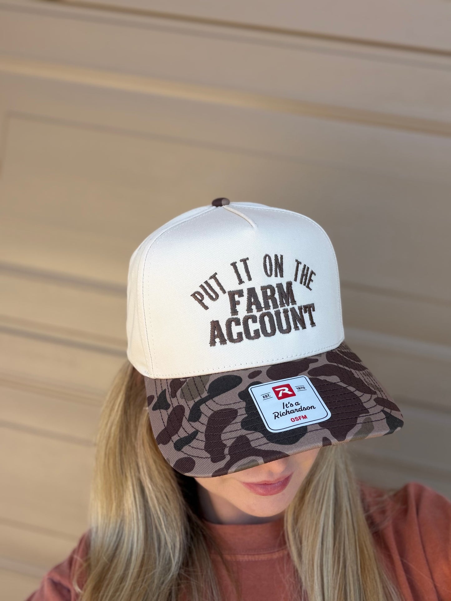 PUT IT ON THE FARM ACCOUNT