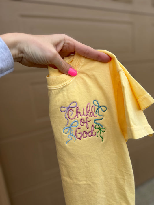 Child of God Youth pocket embroidered shirts