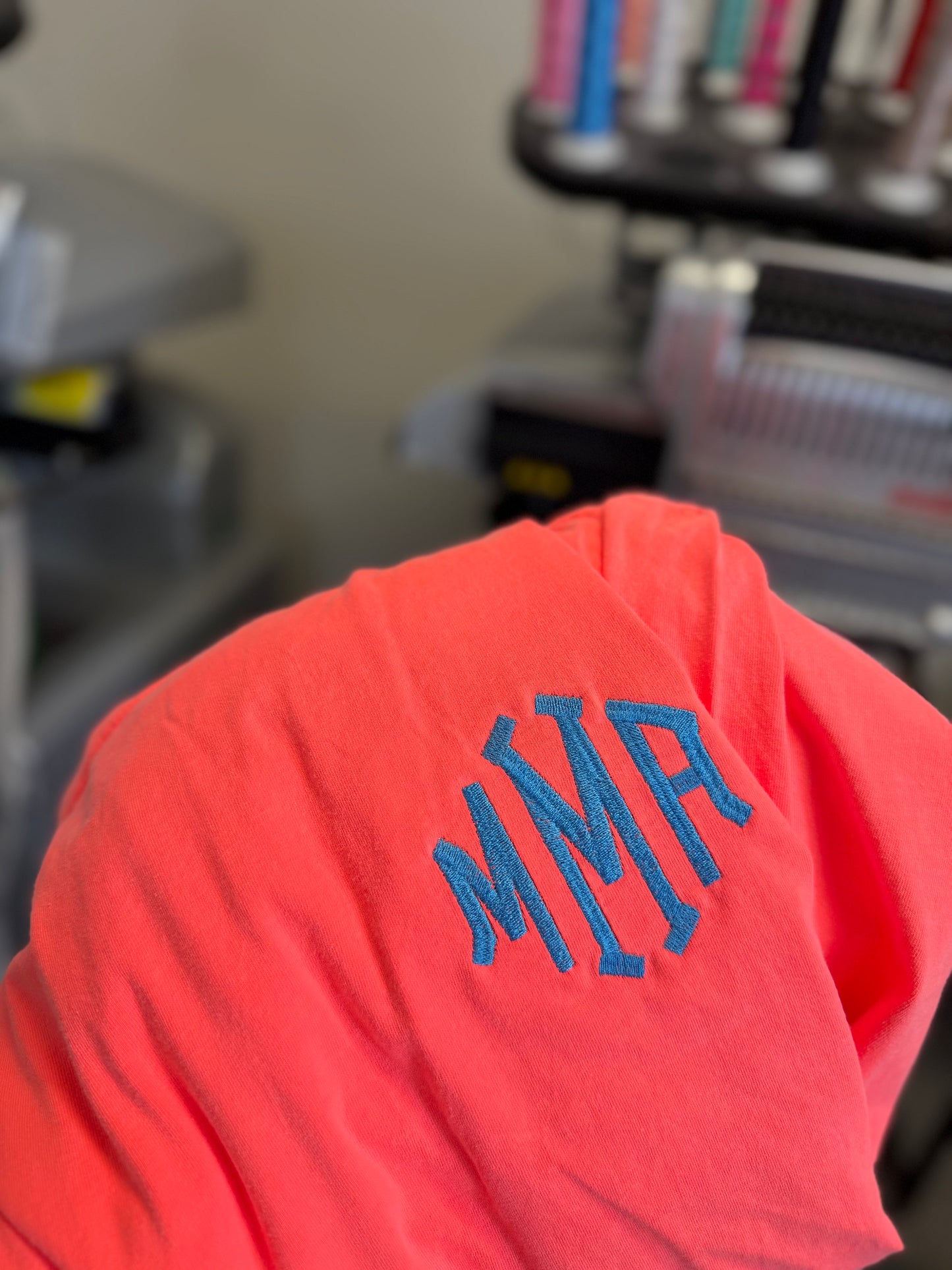NEON ORANGE LONG SLEEVE 2X COMFORT COLORS