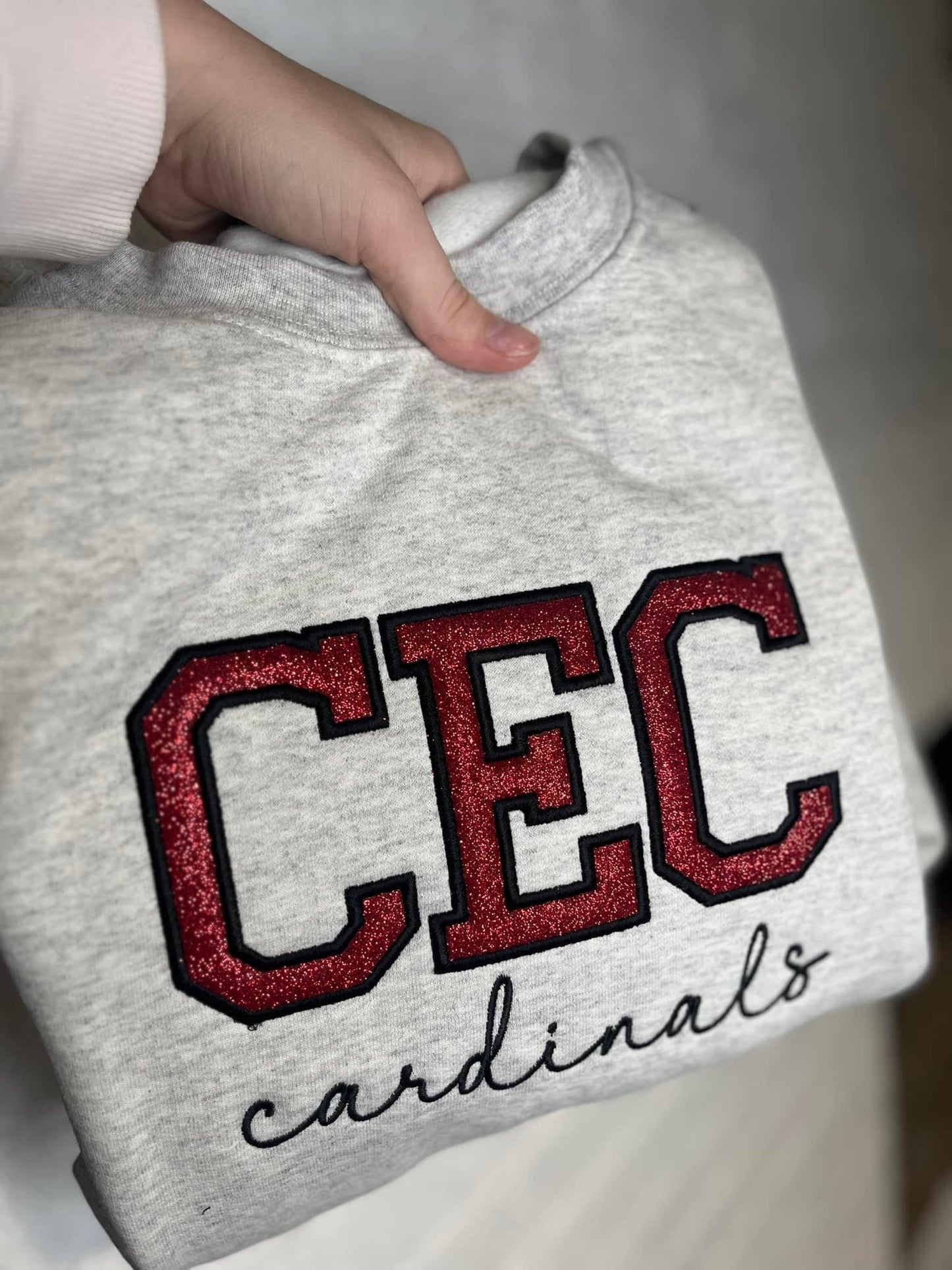 CEC CARDINALS | Glitter Embroidery