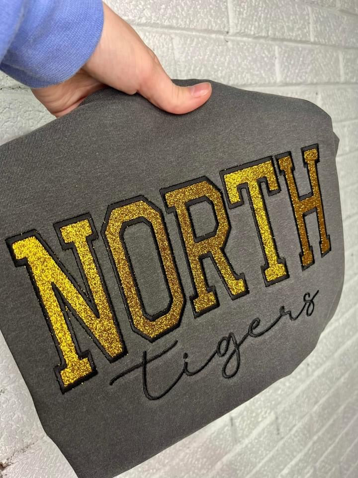 NORTH TIGERS | Glitter Embroidery