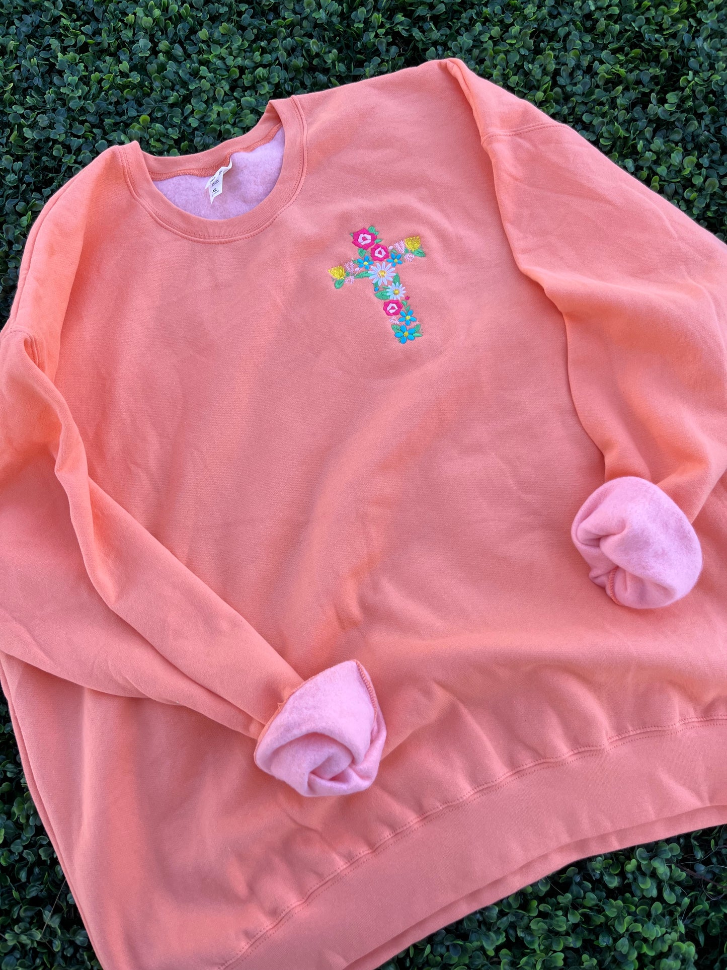 Floral Cross Sweatshirt