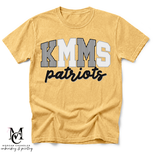 KMMS STRIPED MASCOT TEE
