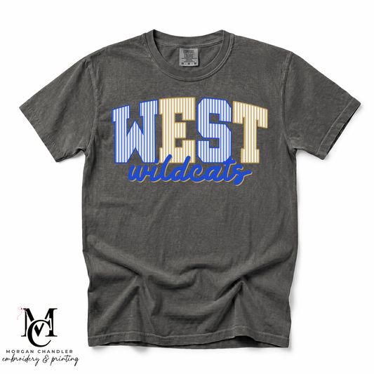 WEST WILDCATS MASCOT TEE