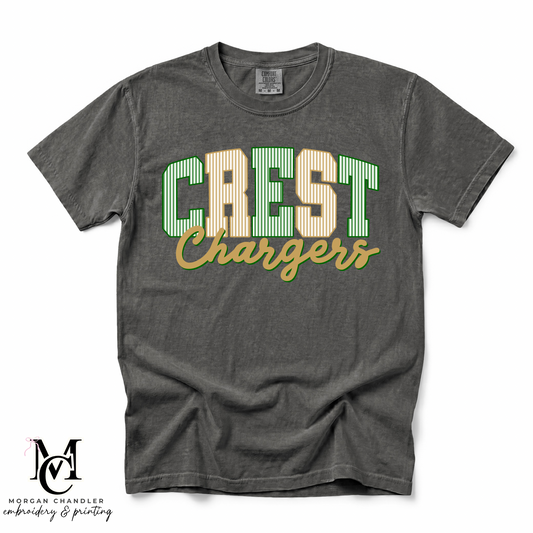 CREST CHARGERS MASCOT TEE