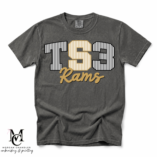 TS3 STRIPED MASCOT TEE