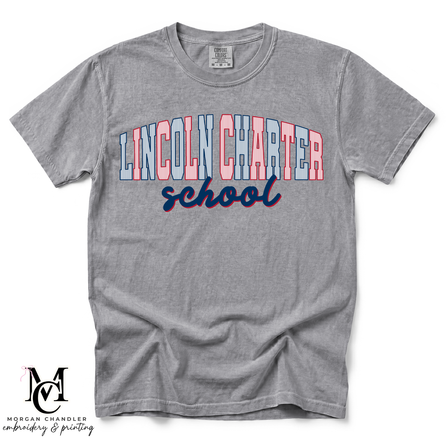 LCS STRIPED MASCOT TEE